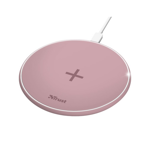 Trust 23866 charger for PDAs and mobile phones Smartphone Pink AC, USB Wireless charging Fast charging Internal