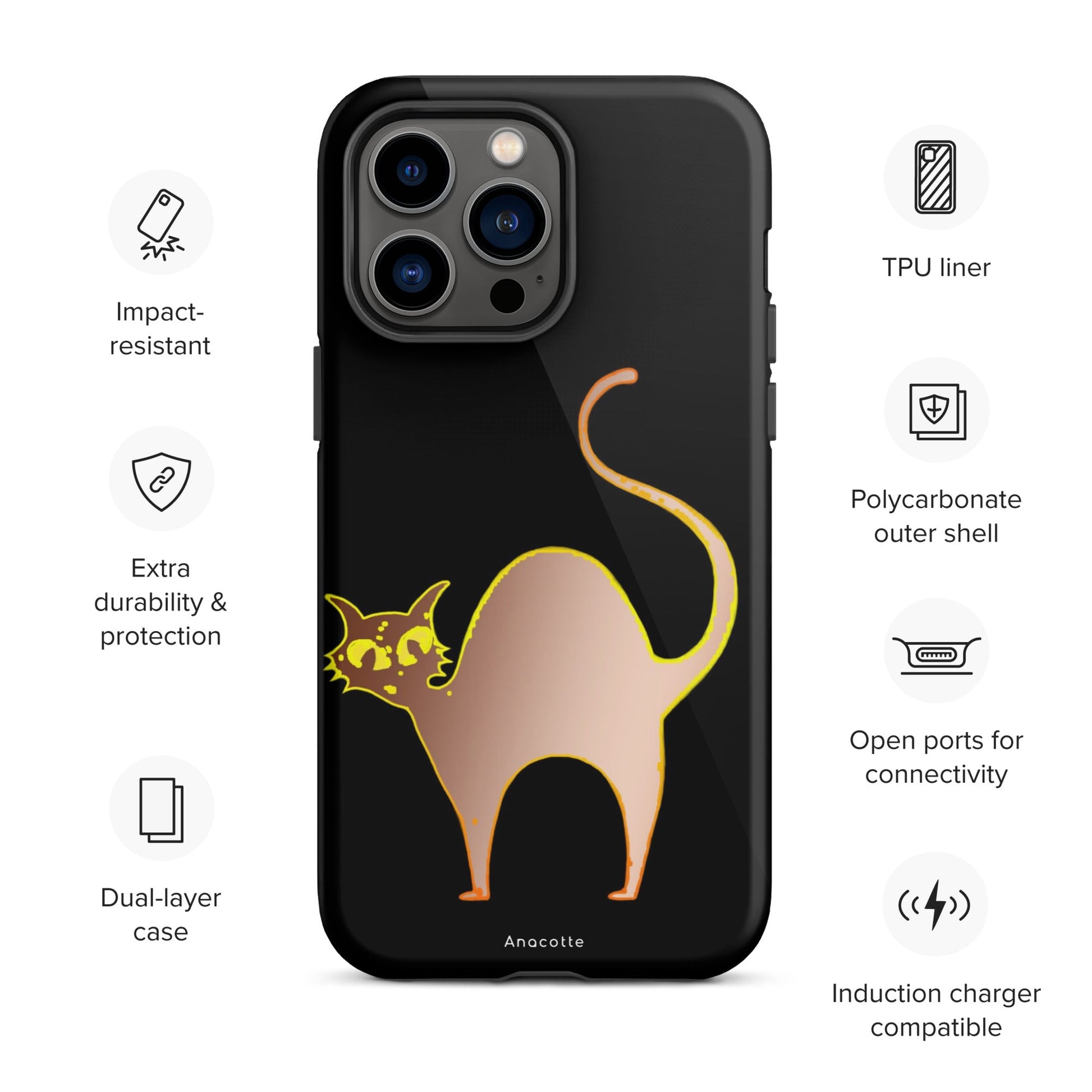 Anacotte Halloween for iPhone 14, 13, 12, 11 Case-1